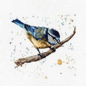 BMCS09 Betty The Blue Tit - Bree Merryn 20x20 cm