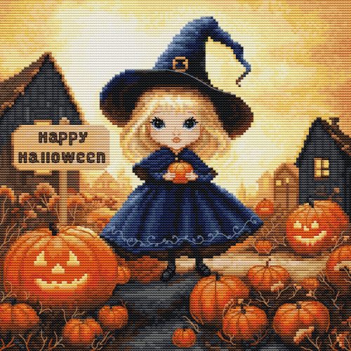 BU5069 Happy Halloween 22x22cm