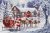 BU5084 Santa’s Visit 48x32 cm