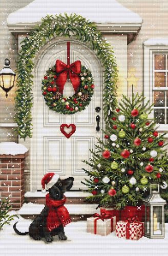 BU5099 Waiting for Christmas 32x48 cm