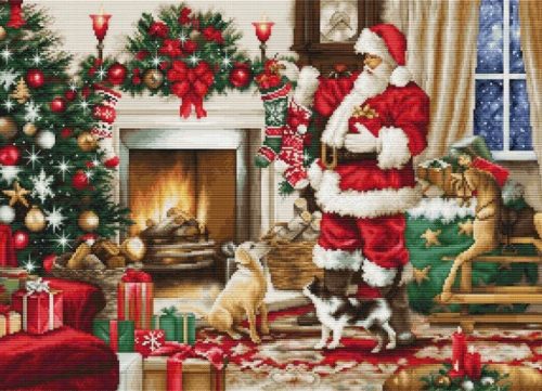 BU5100 Santa Interior 46x33 cm