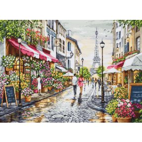 BU5107 Paris Flower Shop 48x35 cm