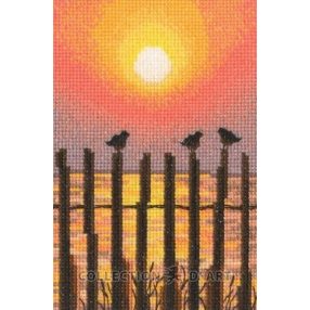 C421 Sunset silhouettes 9,5x14 cm