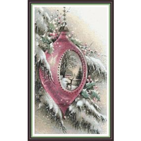 CRC - Havas karácsonyi gömb