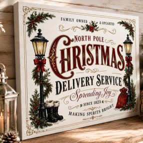 Christmas Delivery Service - vászonkép
