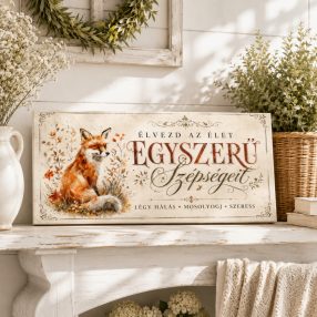 Élvezd az élet egyszerű szépségét - vászonkép