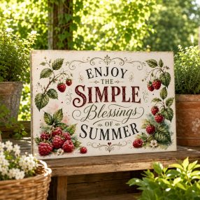 Enjoy the simple blessings of summer - vászonkép