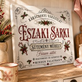 Északi Sarki sütemény műhely - vászonkép