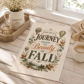   Every day is a journey, enjoy the beauty of fall - 24,5x34,5 cm tekercs 