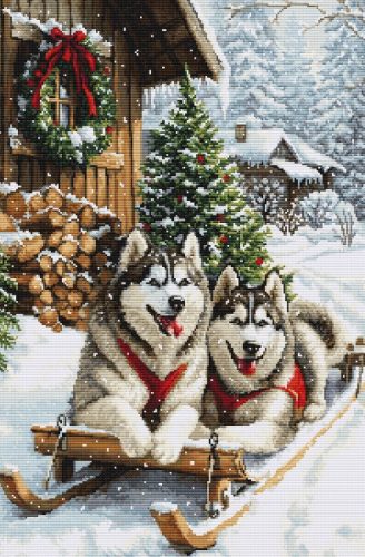 B722 Az északi tél varázsa 32x48 cm