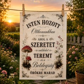   Isten hozott otthonunkban - ahol a szeretet emlékeket teremt - 24,5x34,5 cm tekercs 