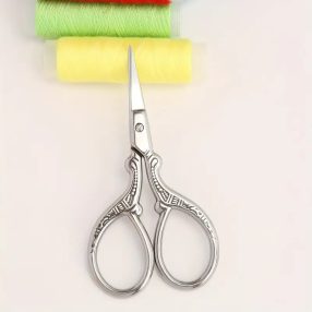 KR31 Ezüst olló - mintás 9 cm