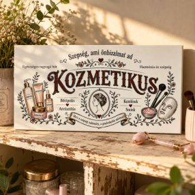 Kozmetikus - vászonkép