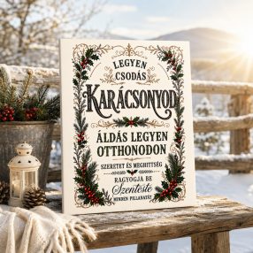 Legyen csodás karácsonyod - vászonkép