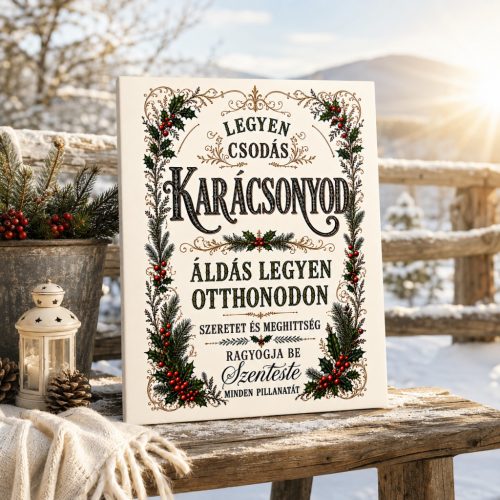 Legyen csodás karácsonyod - vászonkép