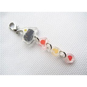 Leti-3101 Scissors Chain Twinkle Kitty 9 cm