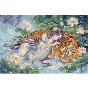 Leti 10-014 Tigris ölelés 46x31 cm
