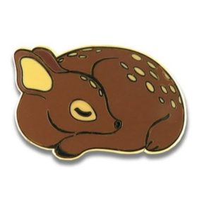 Leti 14354 Alvó őzike - tűmágnes 2x3 cm