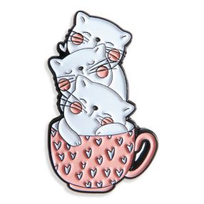   Leti 14356 Legjobb barátok - macskák - tűmágnes 4x2,46 cm