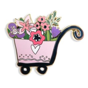 Leti 14357 Nyári virágok - tűmágnes 4x4,8 cm