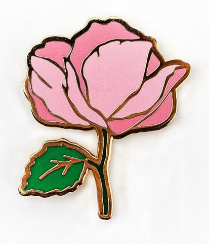 Leti 14377 Tűmágnes - rózsa 3 cm