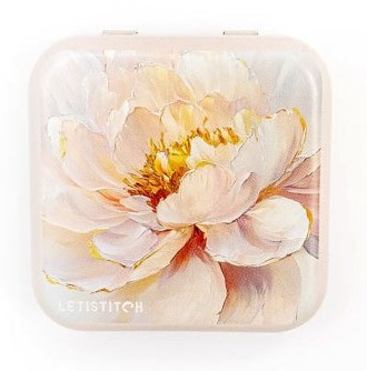 Leti 25633 Fém tűtartó - virág 5,5x5,5x2 cm