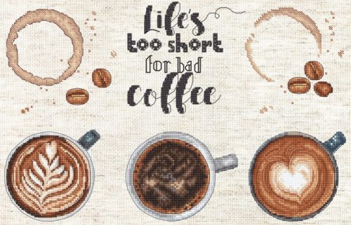 Leti 8097 Life’s too short for a bad coffee 29x19 cm