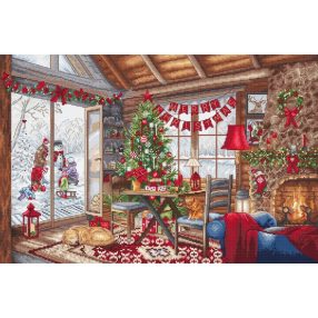 Leti 8105 Christmas Cabin 43x29 cm