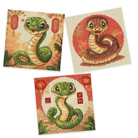 Leti 9926 Snakes 15,6x15,6 cm