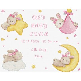 Leti 9943 Baby Girl record 41x33 cm