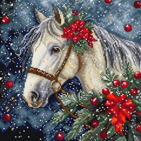 Leti 9955 Winter Horse 20x20 cm