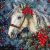 Leti 9955 Winter Horse 20x20 cm