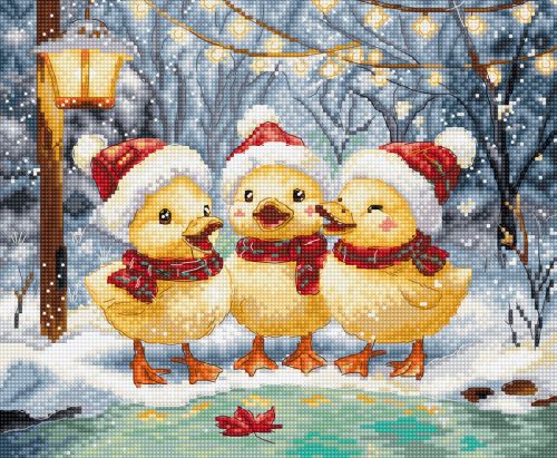 Leti 9968 Holiday Ducklings 24x20 cm
