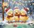 Leti 9968 Holiday Ducklings 24x20 cm