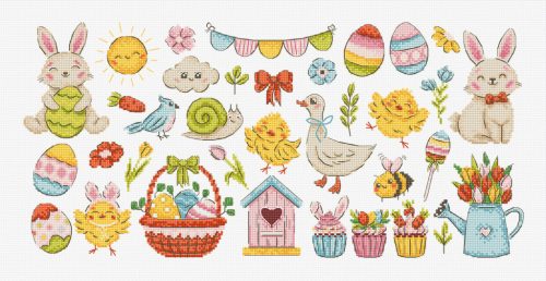 Leti 9980 Easter Sampler 40x19 cm