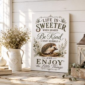 Life is sweeter when shared - vászonkép