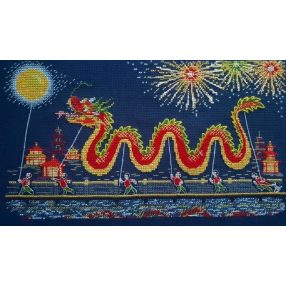 M1012 Chinese dragon 30x17 cm