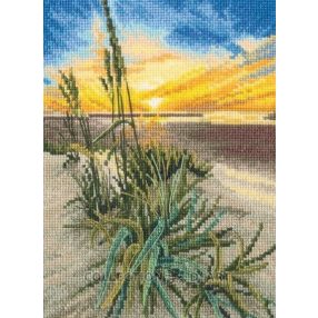 M1020 Sunset on the sea 14x19 cm