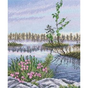 M1063 Bog heather landscape 21x25 cm