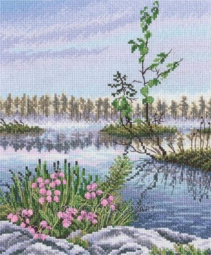 M1063 Bog heather landscape 21x25 cm