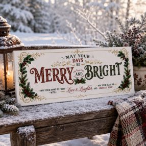 May your days be Merry and Bright - vászonkép