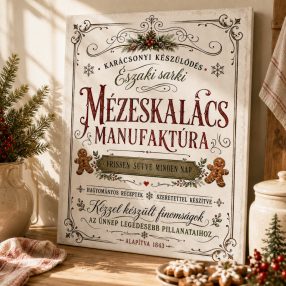 Északi Sarki sütemény műhely - vászonkép