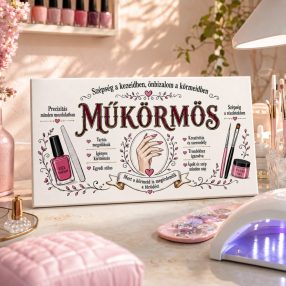 Műkörmös - vászonkép