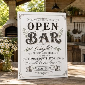 Open Bar - vászonkép