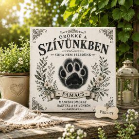 Örökké a szívünkben - vászonkép