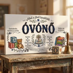 Óvónő - vászonkép