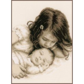 PN-0148435 Baby and sister 22x27 cm