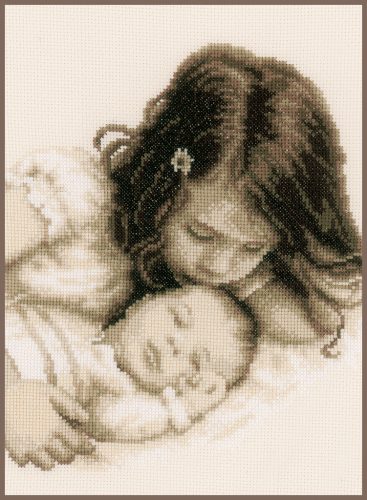 PN-0148435 Baby and sister 22x27 cm