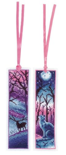 PN-0202217 Cat and deer set of 2 6x20 cm