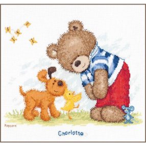 PN-0202555  Popcorn in the garden 29x24 cm